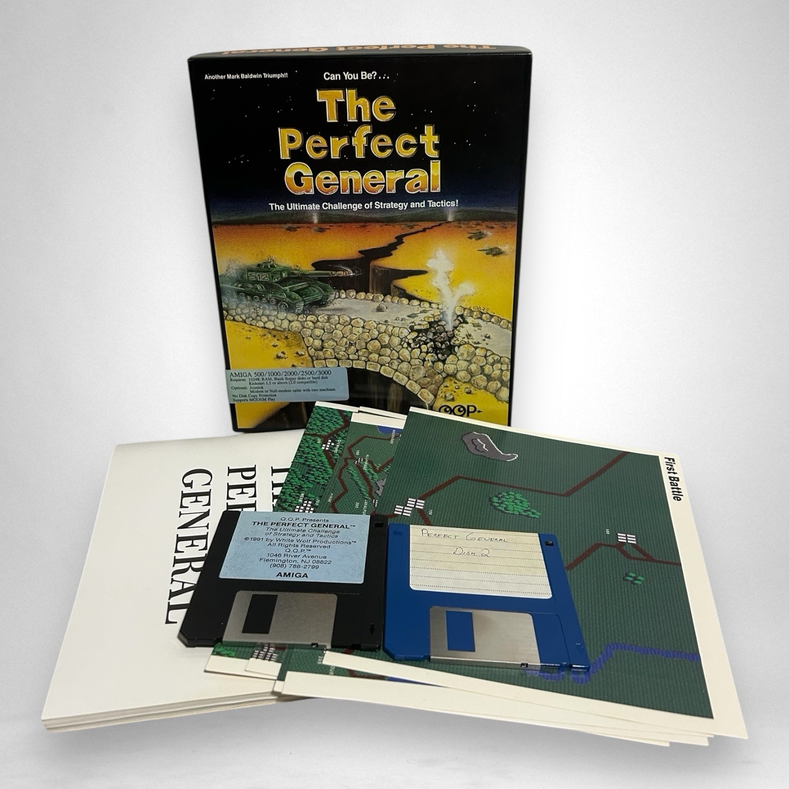 The Perfect General Commodore Amiga Game Floppy CIB