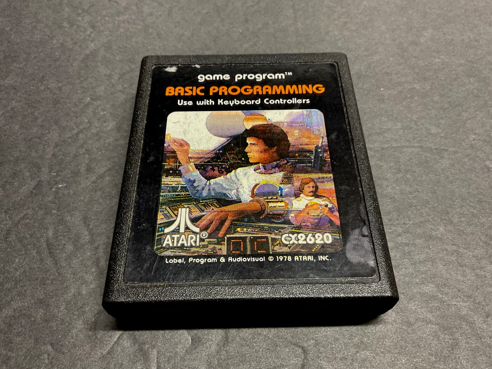 Atari 2600 Basic Programming Game and Manual Tested