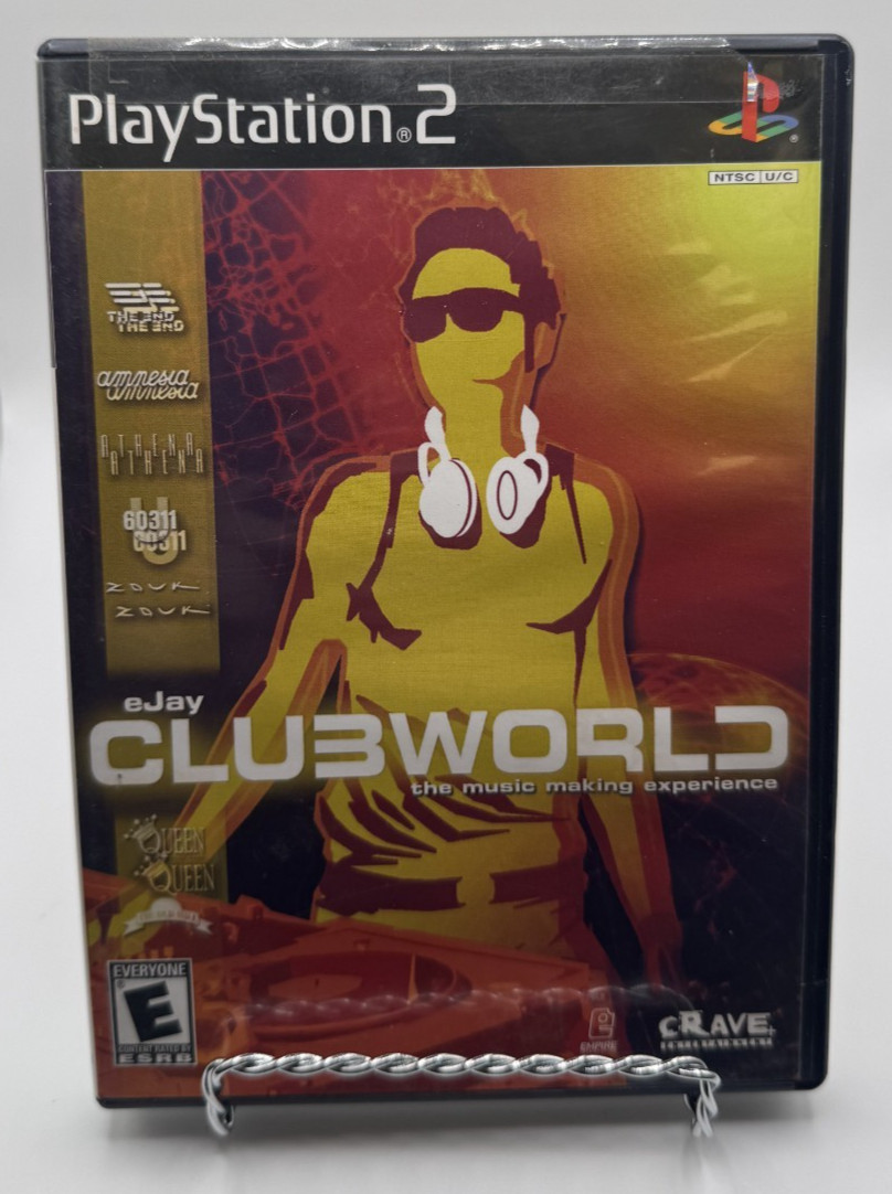PS2 eJay Clubworld (Sony PlayStation 2, 2003) CIB Tested