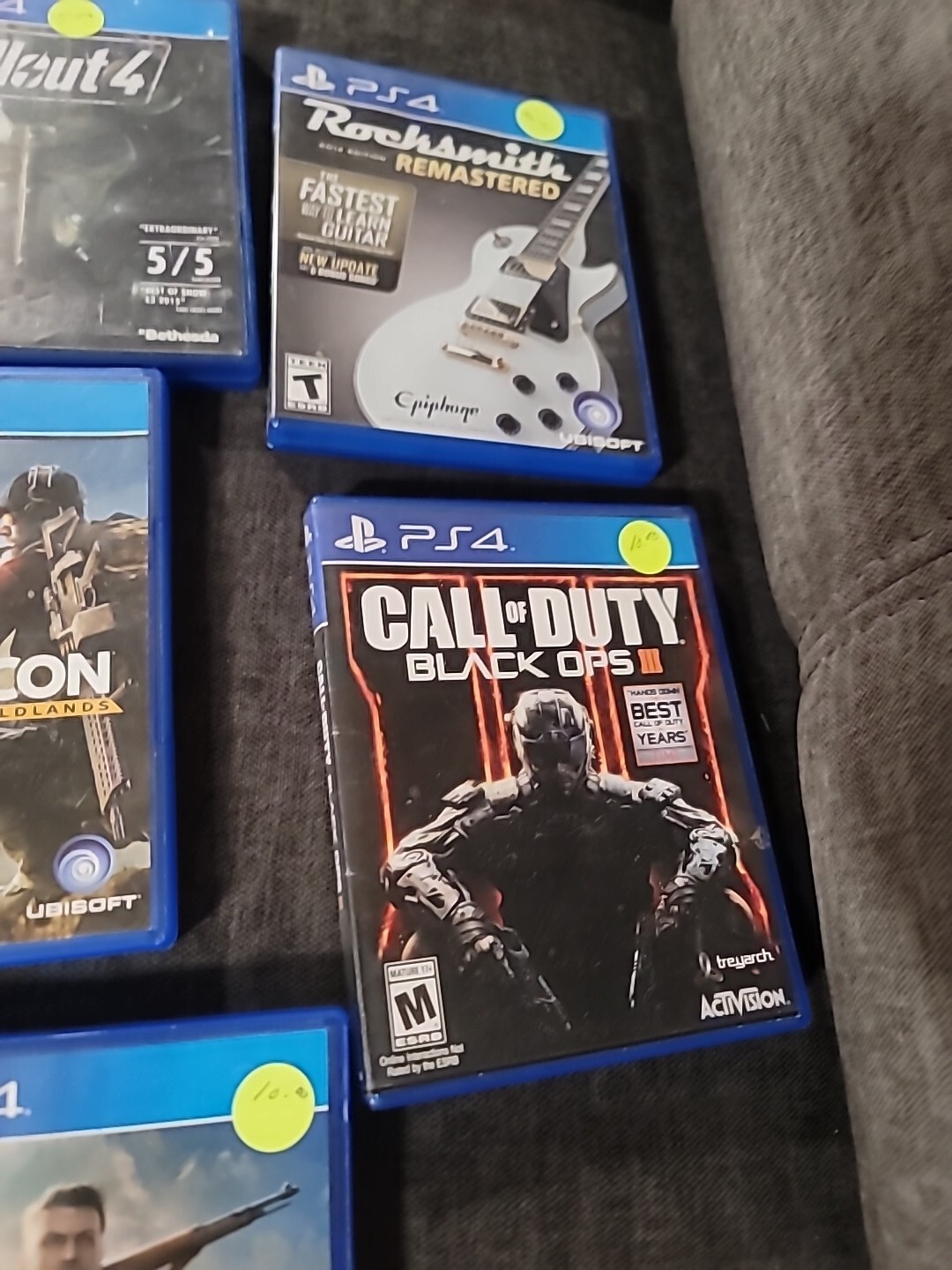 Lot of 8 Sony PlayStation 4 PS4 Games Balck Ops 2 Until Dawn Fallout 4 Etc