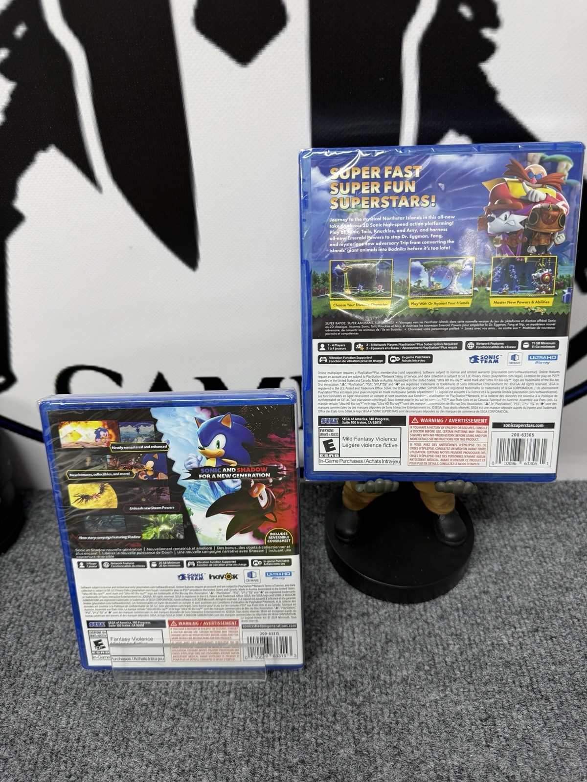 Sonic Superstars + Sonic X Shadow Generations Bundle – NEW! Sony PlayStation 5