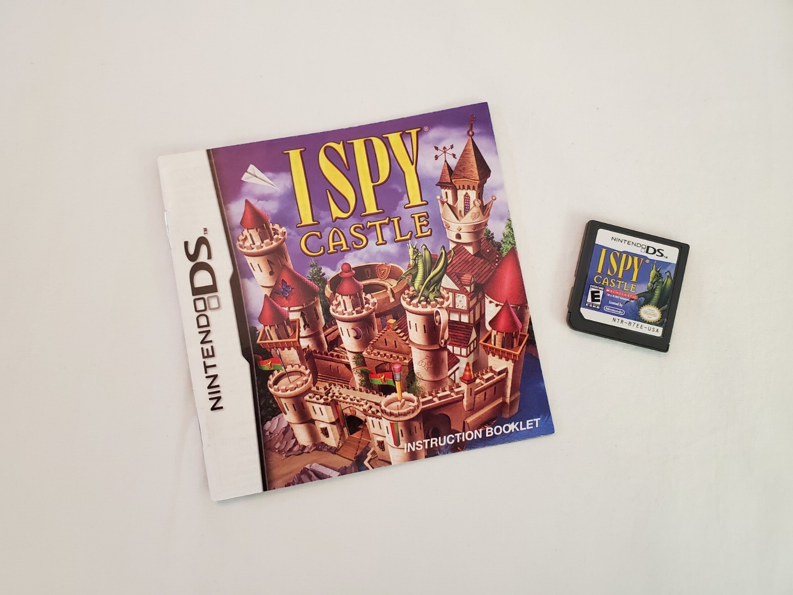 I Spy Castle Scholastic Nintendo DS Game Includes Instruction Booklet Rated E