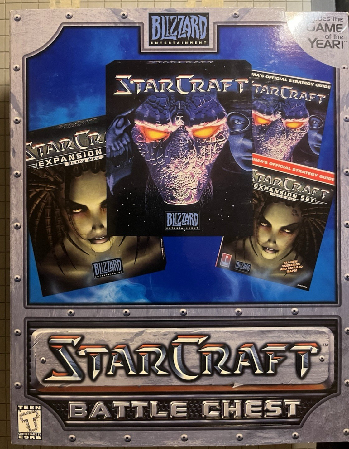 StarCraft Battle Chest Big Box • Manual • Complete – 2-Prima Strategy Guides