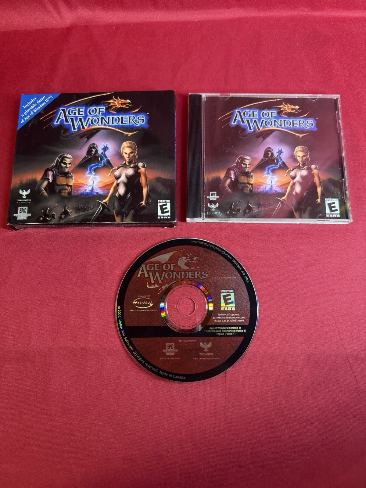 Age Of Wonders (PC) – Game, Manual, Case, And Slipcover