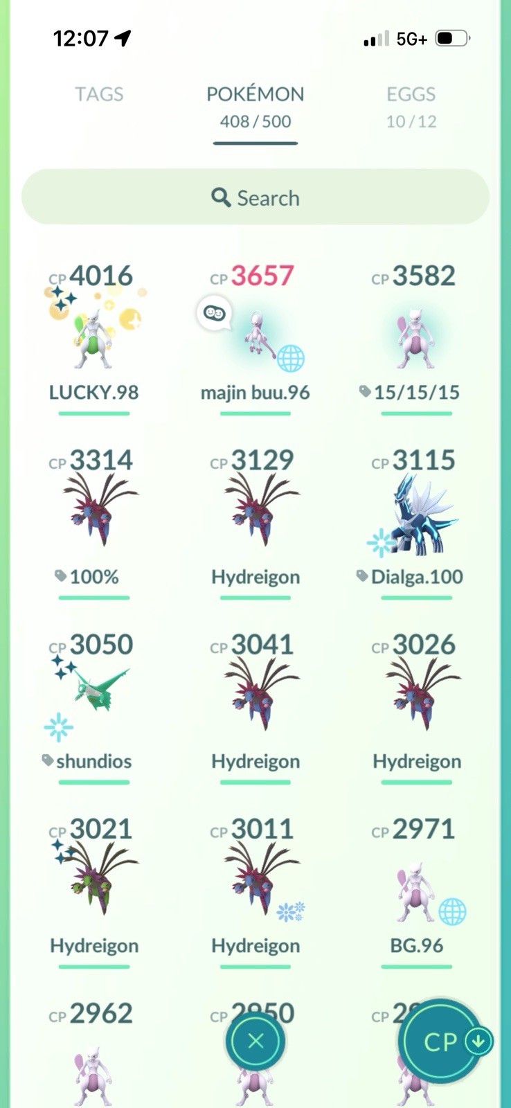 Pokémon GO Shiny Pokémon List Screenshots Pikachu Rotom Mewtwo Android iOS