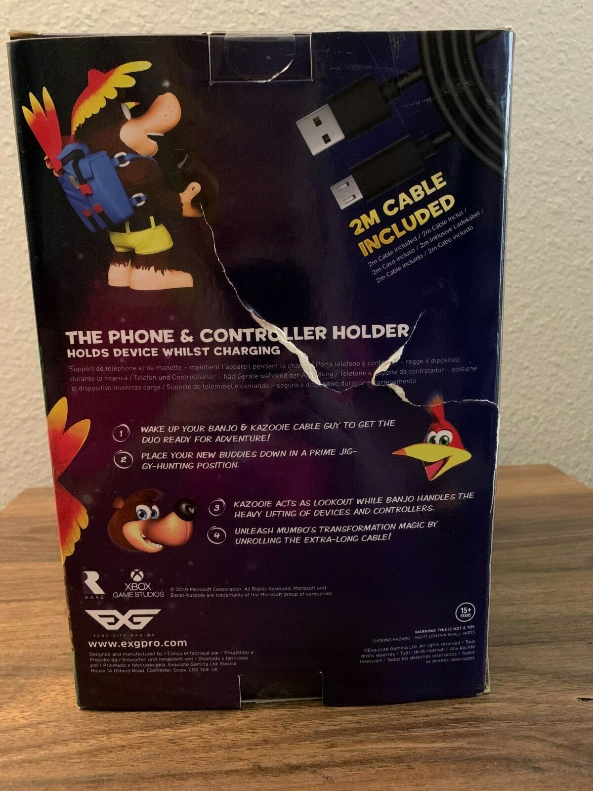 Banjo-Kazooie The Phone And Controller Holder | Micro USB Charger              