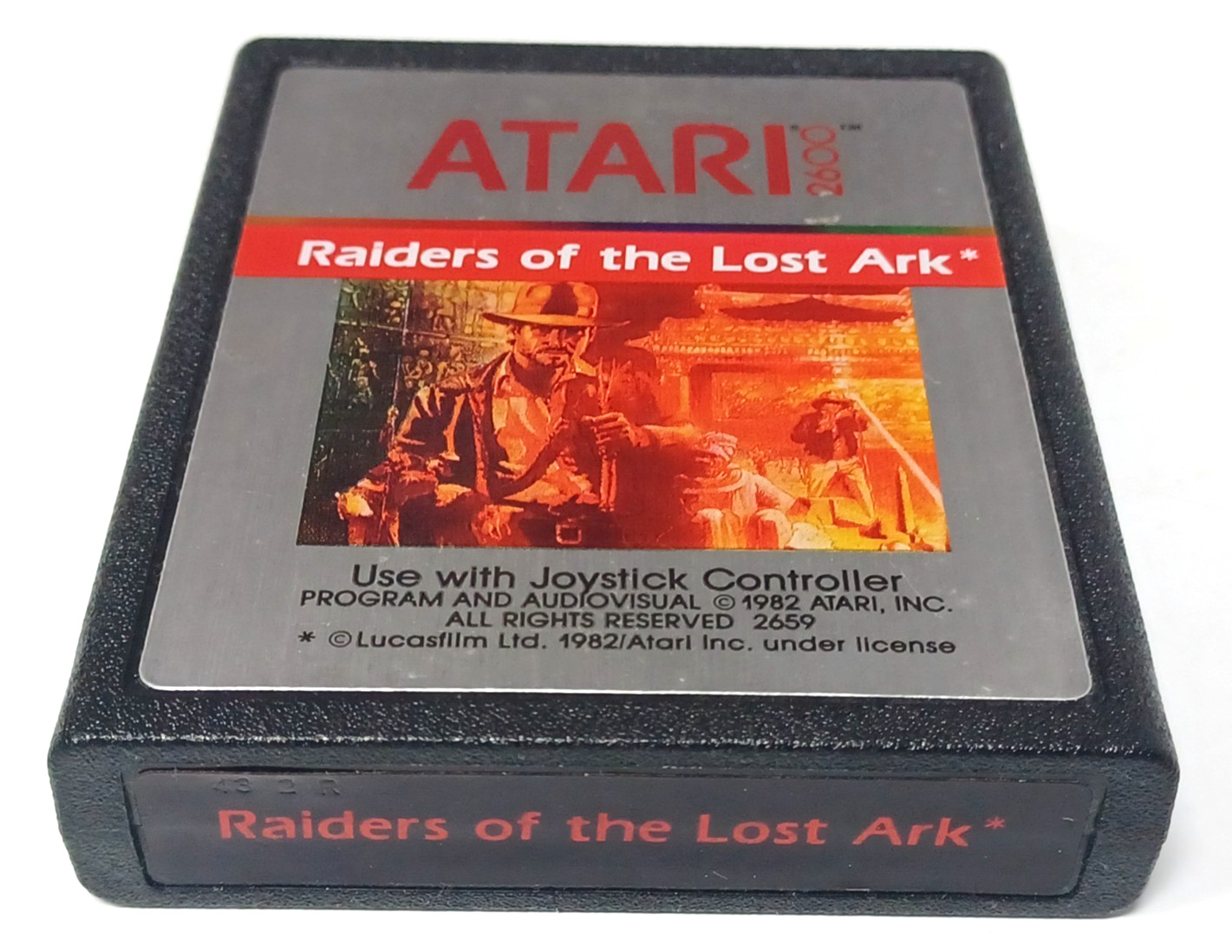 Raiders Of The Lost Ark w/Manual for Atari 2600 & 7800 Tested and Working