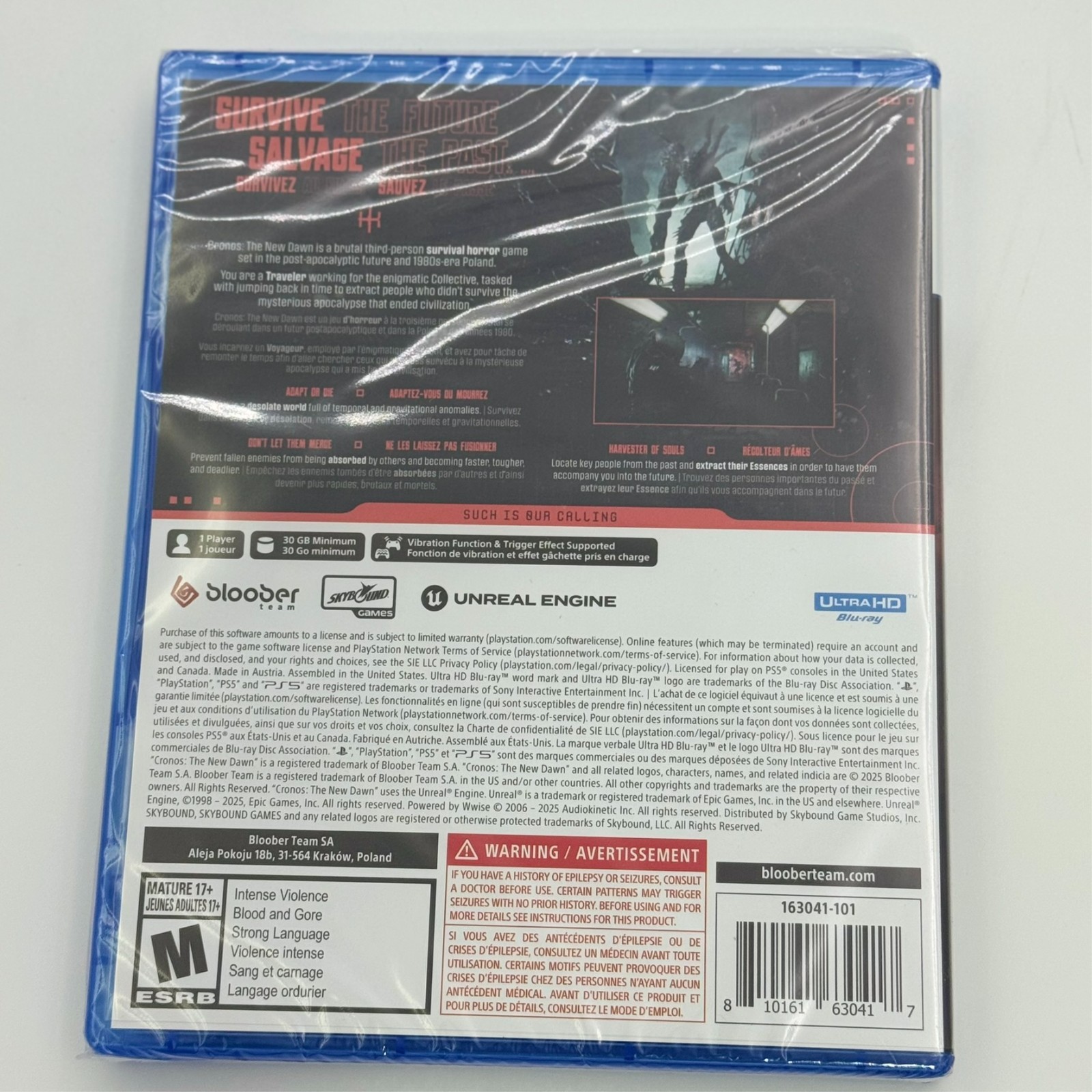 Cronos The New Dawn – PlayStation 5 | NEW & SEALED | Free US Shipping