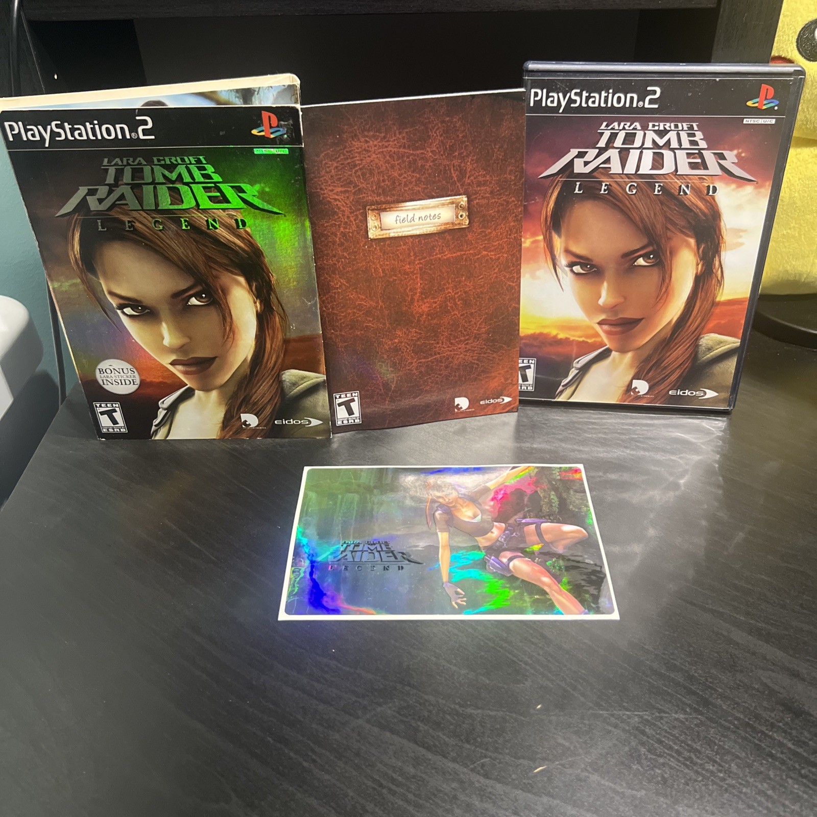 Lara Croft: Tomb Raider — Legend (Sony PlayStation 2) Holo CIB w Lara Sticker!