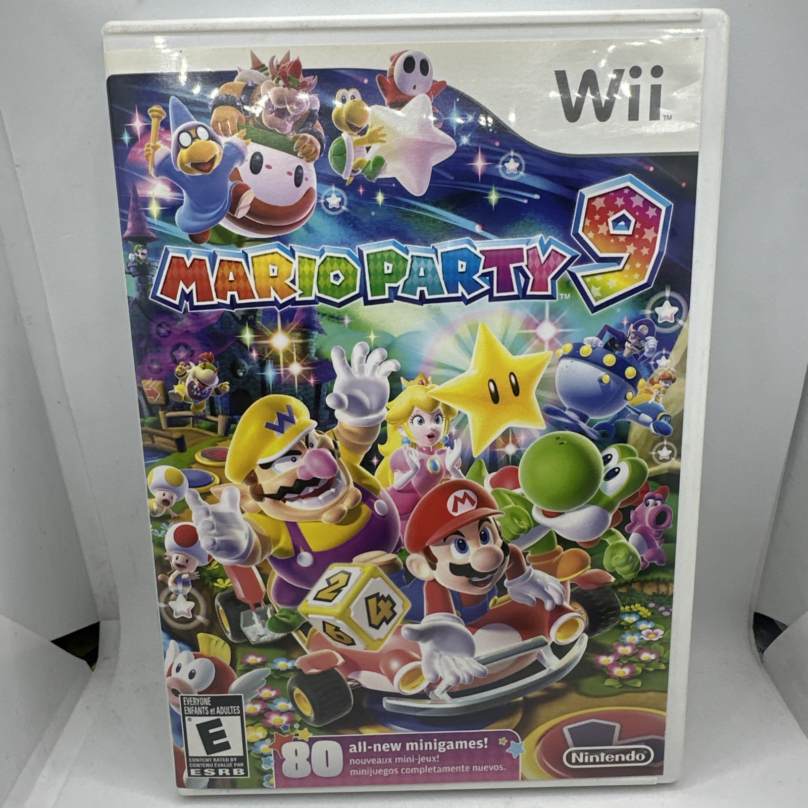Mario Party 9 (Nintendo Wii, 2012) CIB With Nintendo Club Pin Tested & Working
