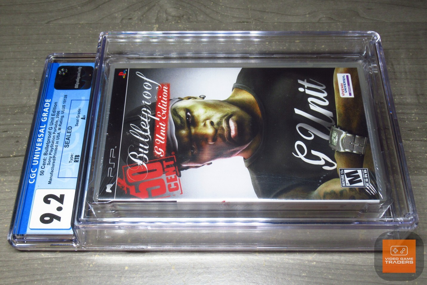 CGC 9.2 A+ – 50 Cent: Bulletproof Sony PSP 2006 NEW! – RARE!