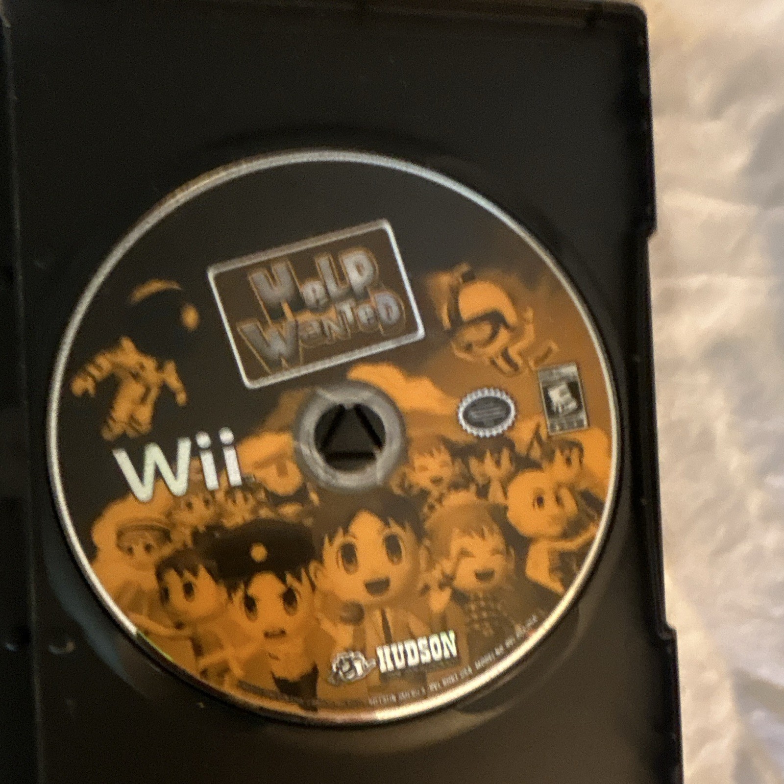 Hudson Help Wanted Nintendo Wii E10+ (Everyone 10+) Game Disc & GameStop case