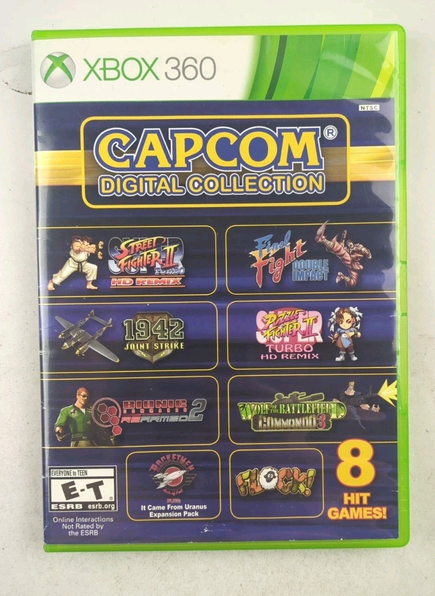 Capcom Digital Collection Xbox 360 Street Fighter Puzzle Fighter Final Fight