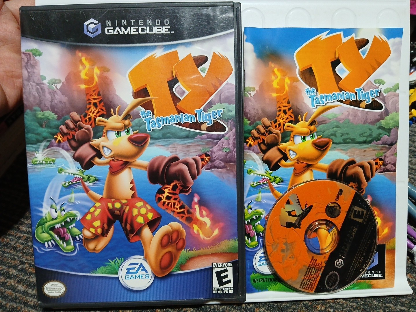 Ty the Tasmanian Tiger (Nintendo GameCube, 2002) Complete CIB Manual Tested GC