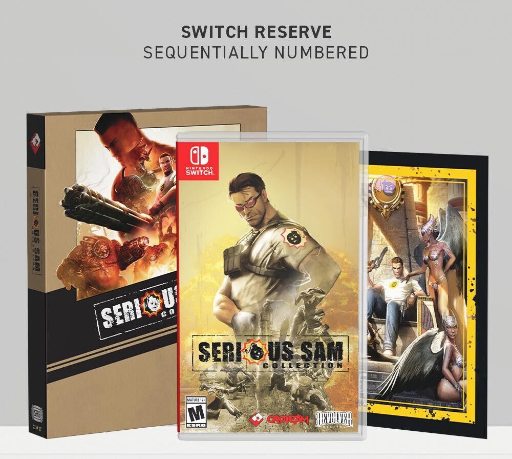 Serious Sam Collection -Switch Collector’s Ed. Special Reserve -NEW FREE US SHIP