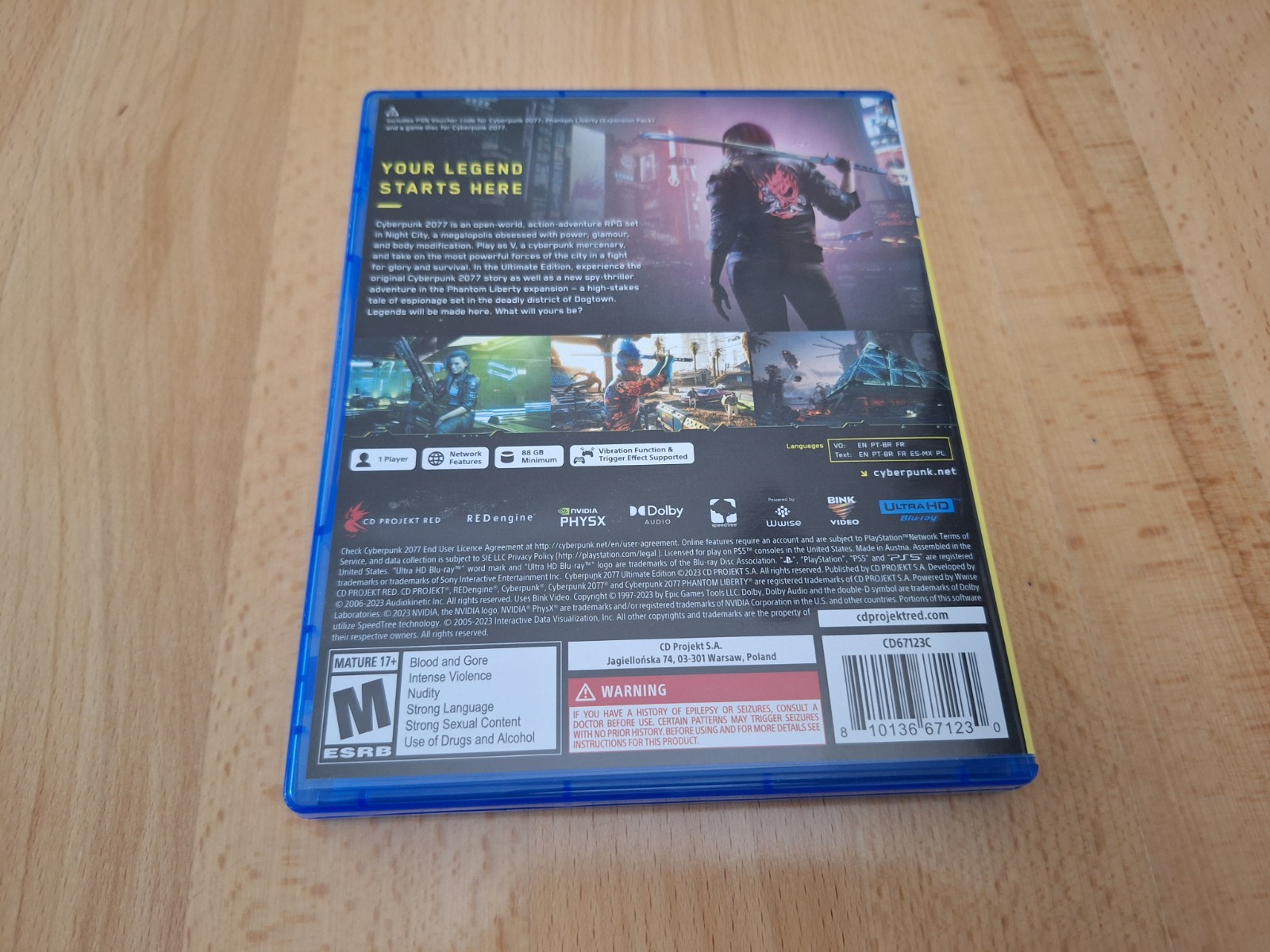 Cyberpunk 2077: Ultimate Edition – Sony PlayStation 5 PS5