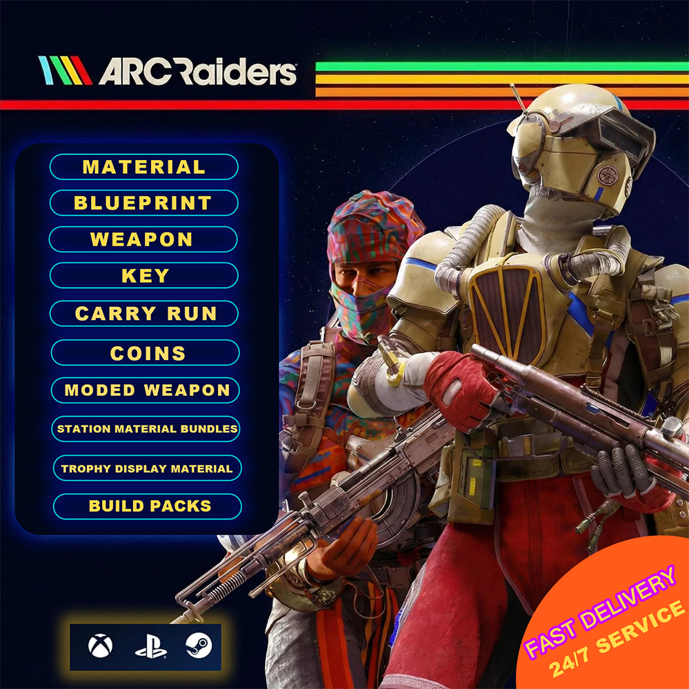 ARC Raiders Blueprints/Coins/Weapons/Key/ Materials/Carry Run⭐Fast Delivery⭐24/7