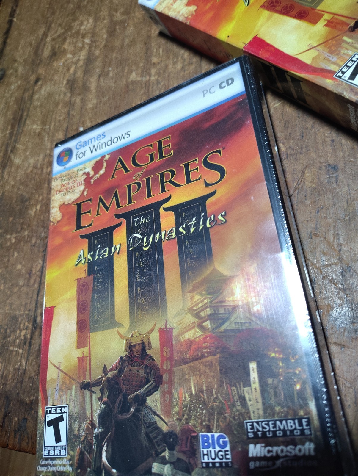 Age of Empires III 3 Asian Dynasties for PC New and Sealed with Slipcover