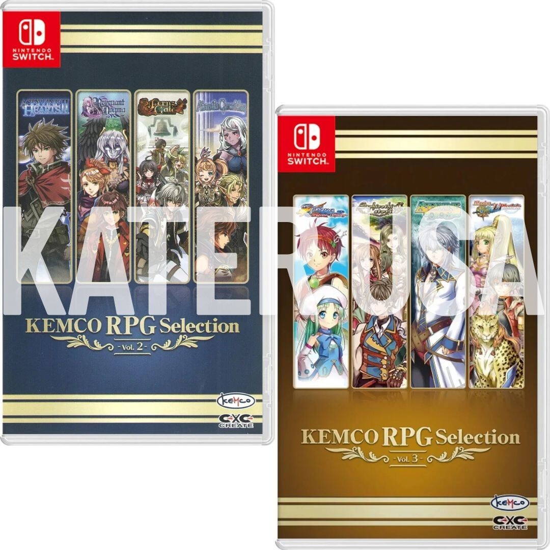 Kemco RPG Selection Vol. 2 + Vol. 3 Switch Brand New Game Bundle (RPG)