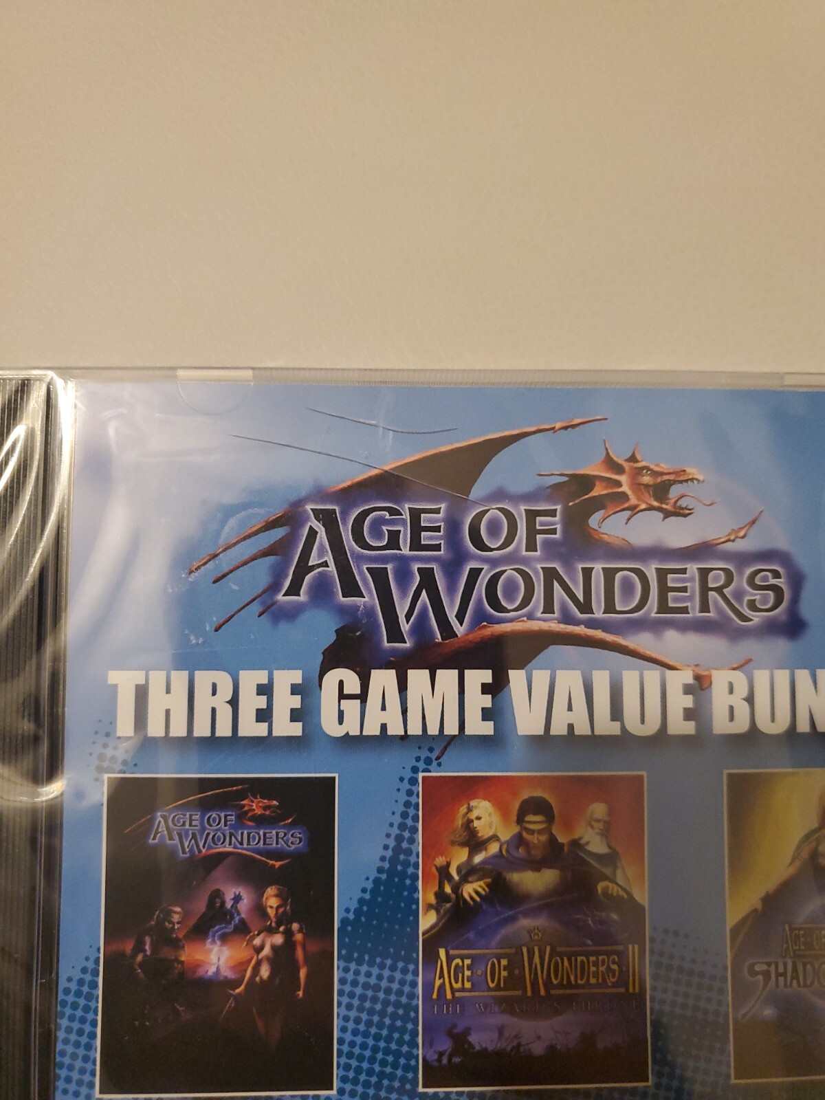 3 Three Game Bundle Age Of Wonders, I 1, II 2, Shadow Magic (PC, 2019) Brand New