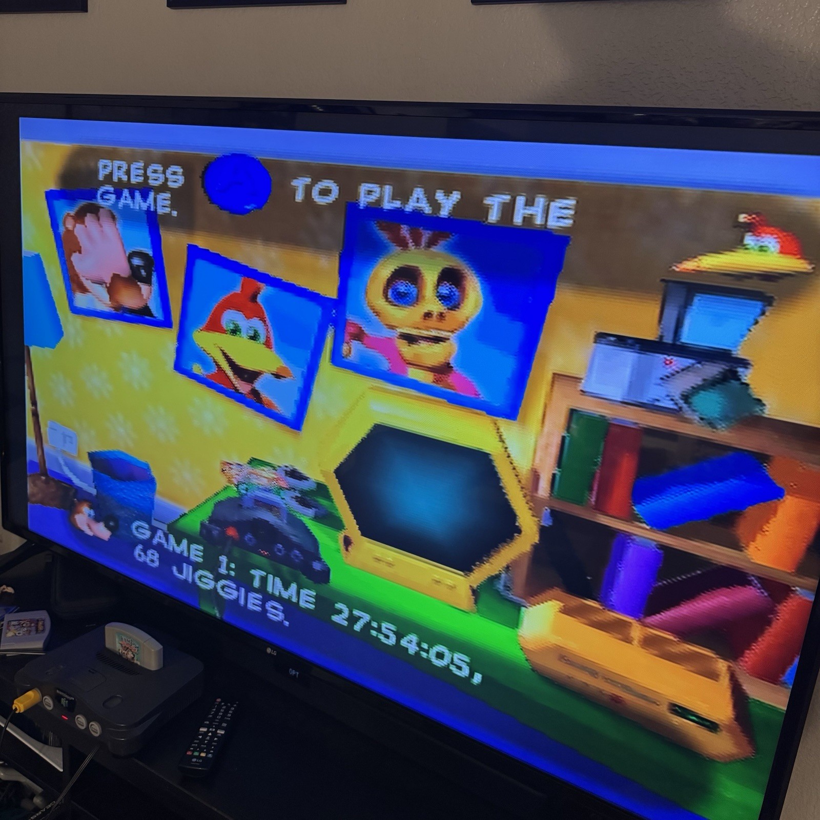 Banjo-Tooie N64 Authentic Nintendo 64 Tested OEM Cleaned Good Condition