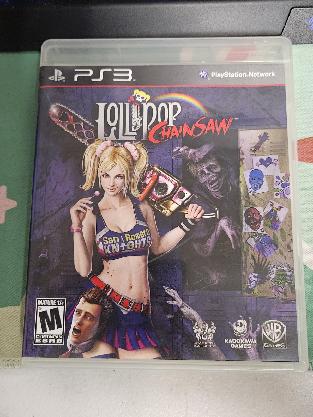 Lollipop Chainsaw Sony PlayStation 3 PS3 COMPLETE CIB FREE SHIPPING *USA SELLER*