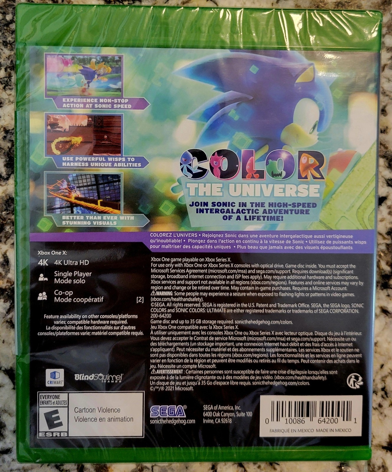 Sonic Colors Ultimate ■BRAND NEW FACTORY SEALED■ (Microsoft Xbox One)