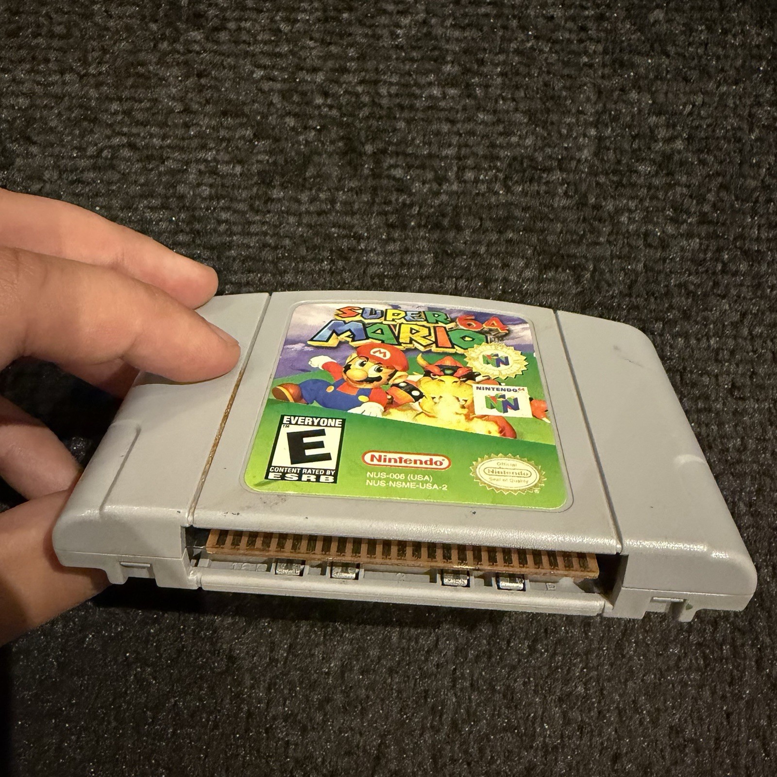 Super Mario 64 Authentic Nintendo N 64 N64 Game Cartridge Tested