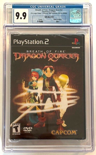 Breath of Fire: Dragon Quarter Playstation 2 PS2 CGC Graded 9.9 A++
