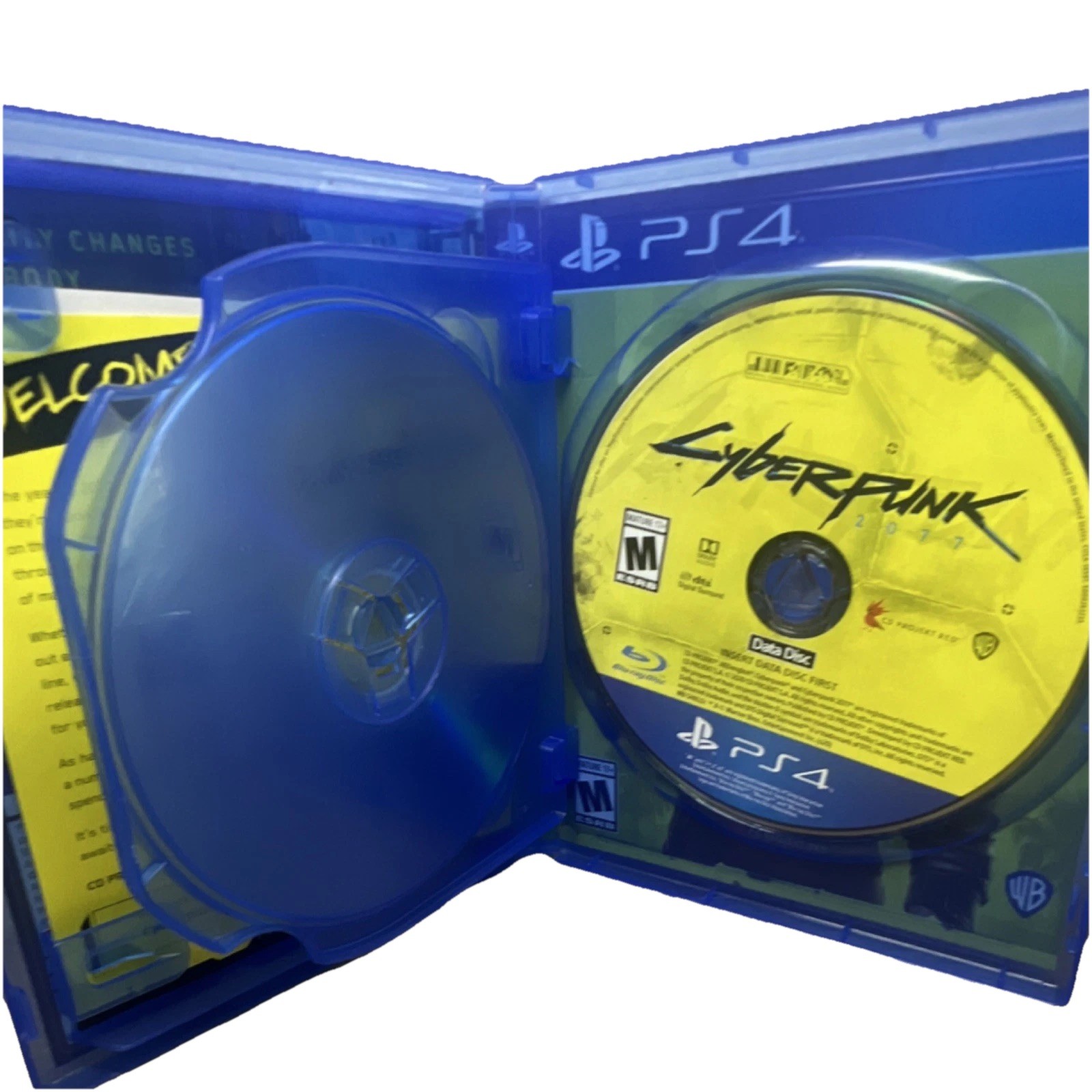 Pristine Cyberpunk 2077 PS4 CD Projekt RED Action Adventure 2 Discs
