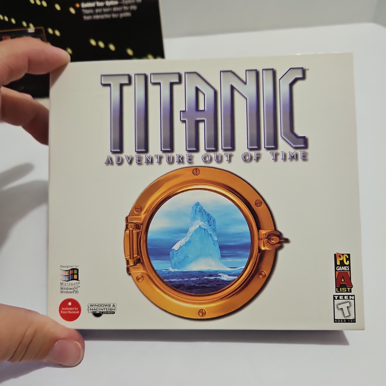 Titanic Adventure Out of Time PC Big Box Complete 2 Disc Mac 1996 Hints Book
