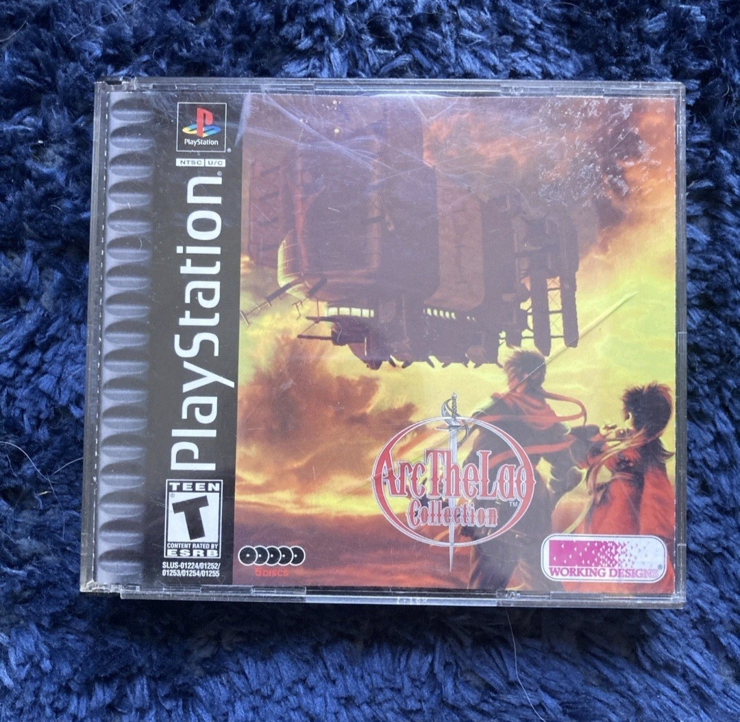 Arc the Lad Collection PS1 Case And 7 Discs(Extra Arc The Lad Disc) Tested