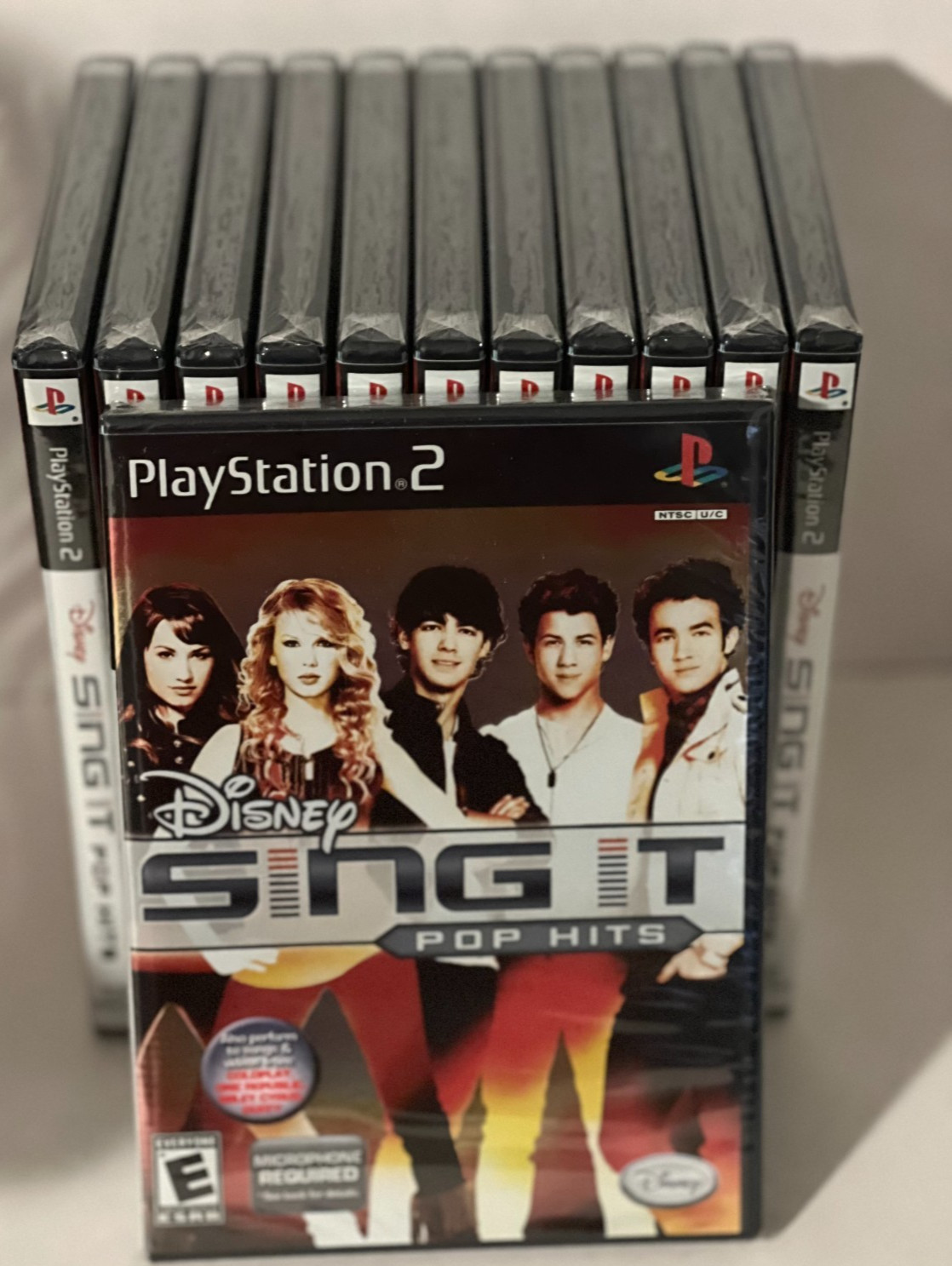 Lot of 10 Disney Sing It Pop Hits Sony PlayStation 2 2009 New PS2 Taylor Swift