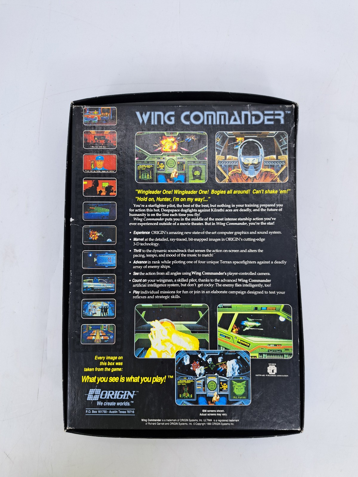 Wing Commander 1990 Origin IBM PC 3.5 Floppy Big Box Special Promotional Release