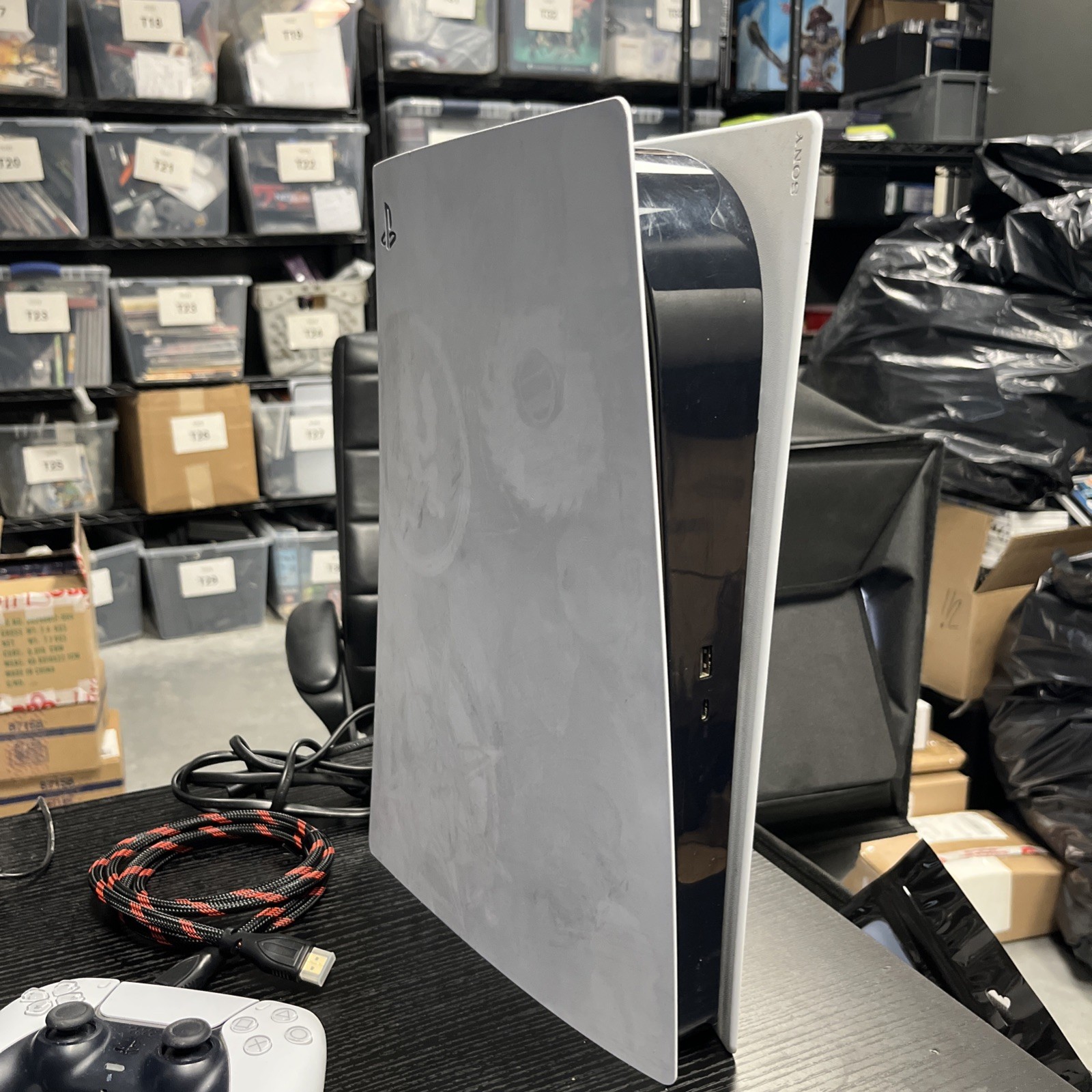 Sony PlayStation 5 Digital Edition White Console READ (T07)