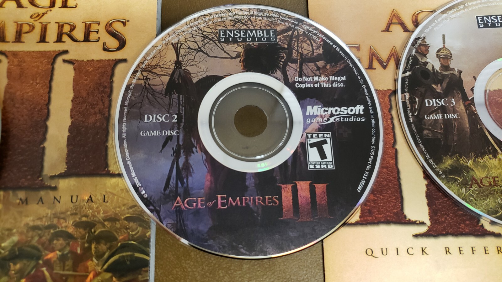 CIB AGE OF EMPIRES III 3 PC CD ROM VIDEO GAME W/ DUST SLEEVE