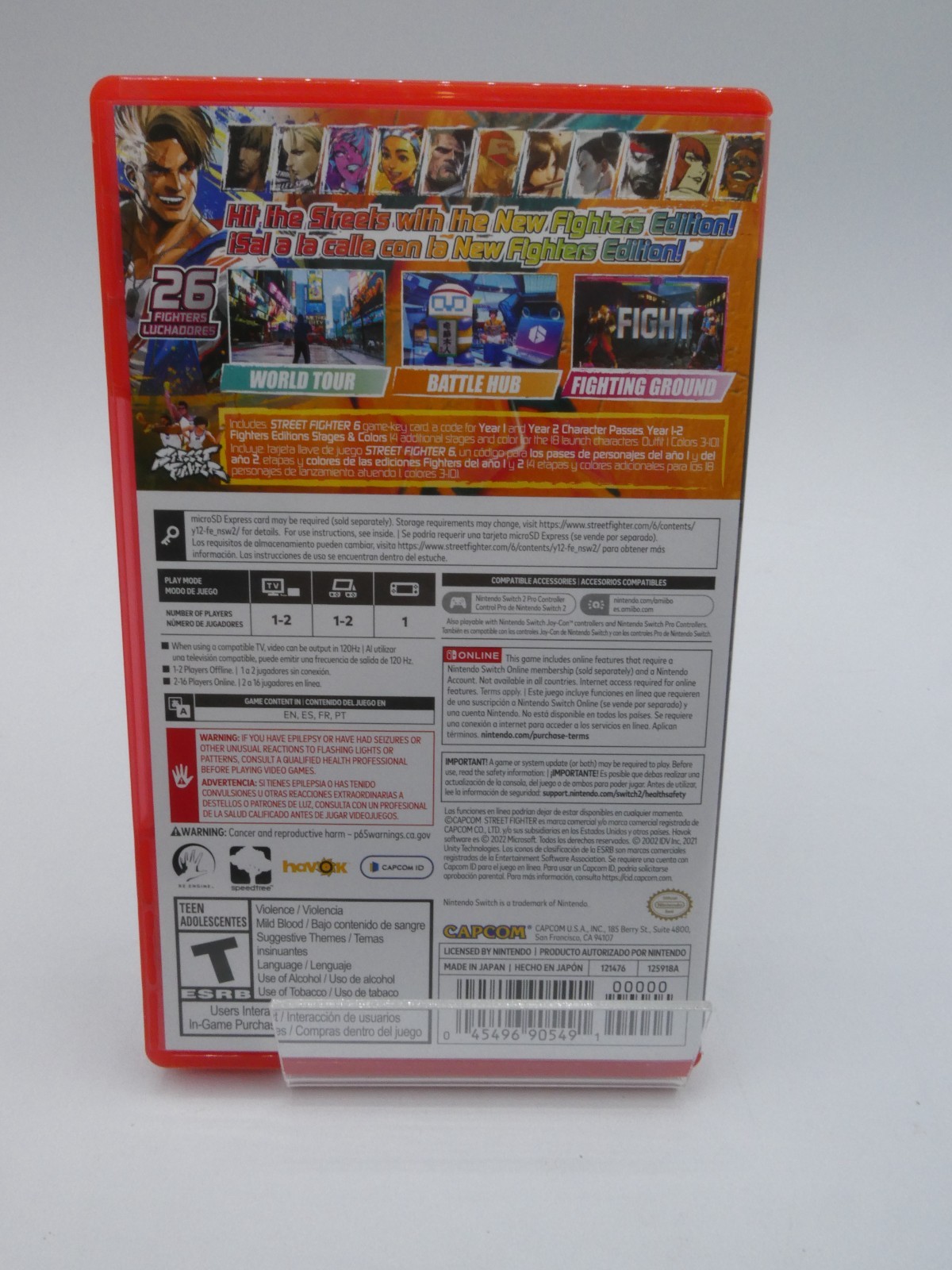 Street Fighter 6 Year 1-2 Fighters Edition – Nintendo Switch 2 Game in Case