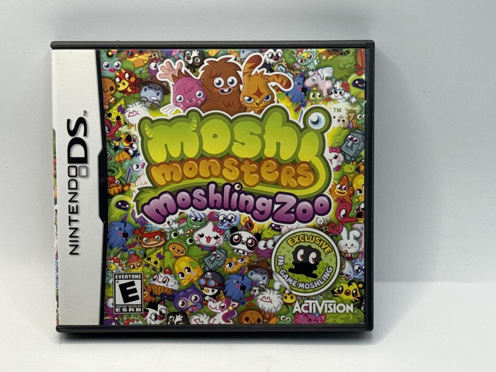 Moshi Monsters Moshling Zoo Nintendo DS Game CIB E Everyone Activision Pet Sim