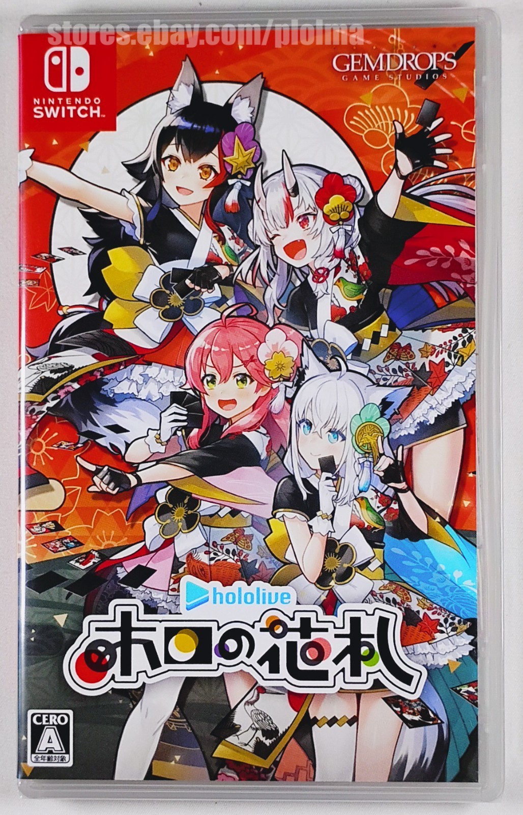 HOLOLIVE HOLO’S HANAFUDA New NINTENDO SWITCH Game JP RELEASE, Ships from USA