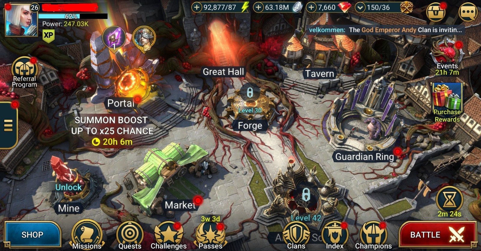 Raid Shadow Legends | Starter Mythical – Toshiro : 92k energy / 27 Legendary