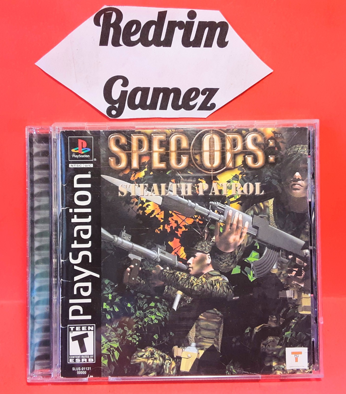 Spec Ops Stealth Patrol COMPLETE Black Label Sony PS1 Video Games Take 2