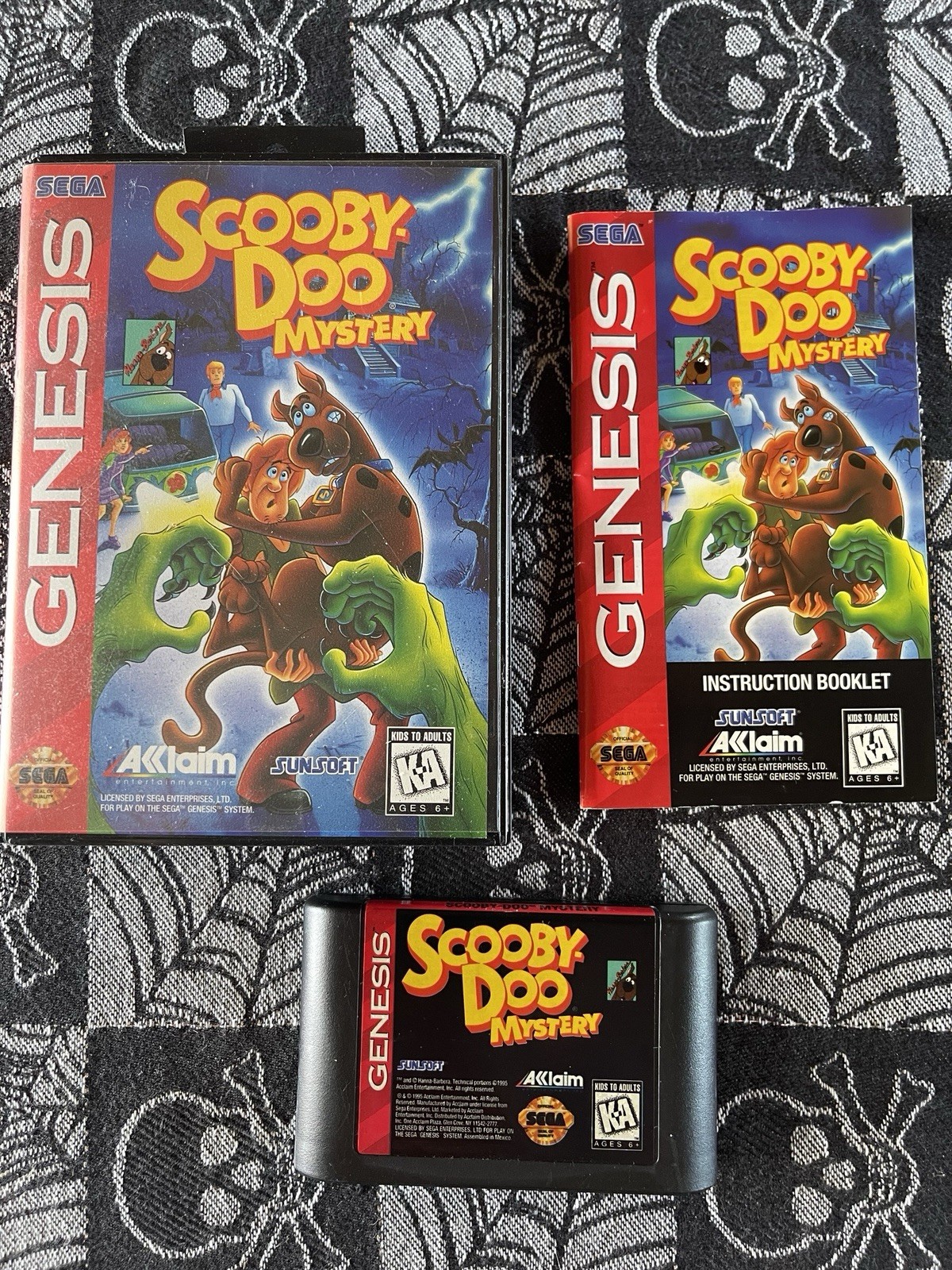 Scooby-Doo Mystery (Sega Genesis, Acclaim 1995) CIB & Tested