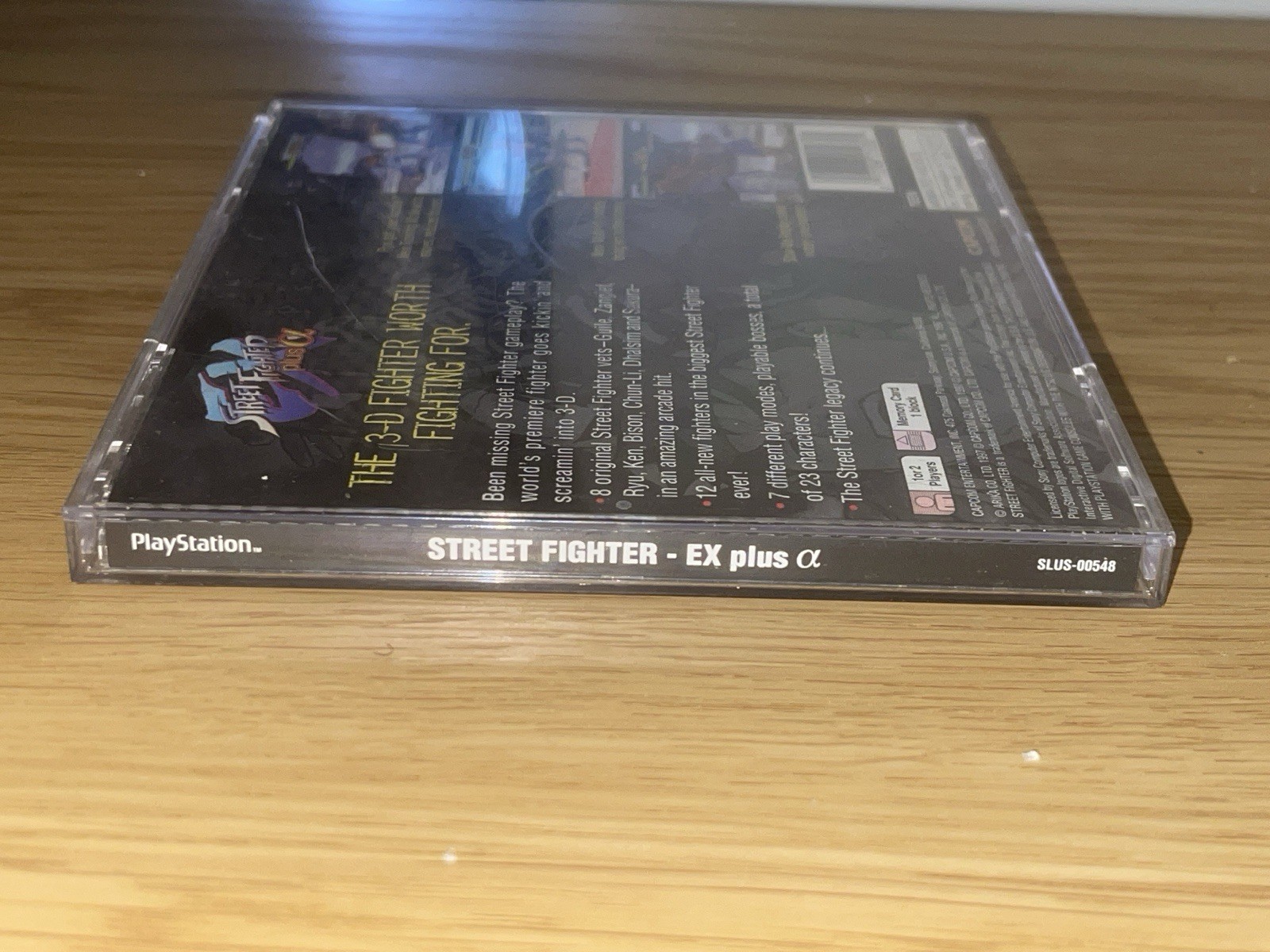 Street Fighter EX Plus Alpha (Sony PlayStation 1, 1997) (Phone Card Variant)