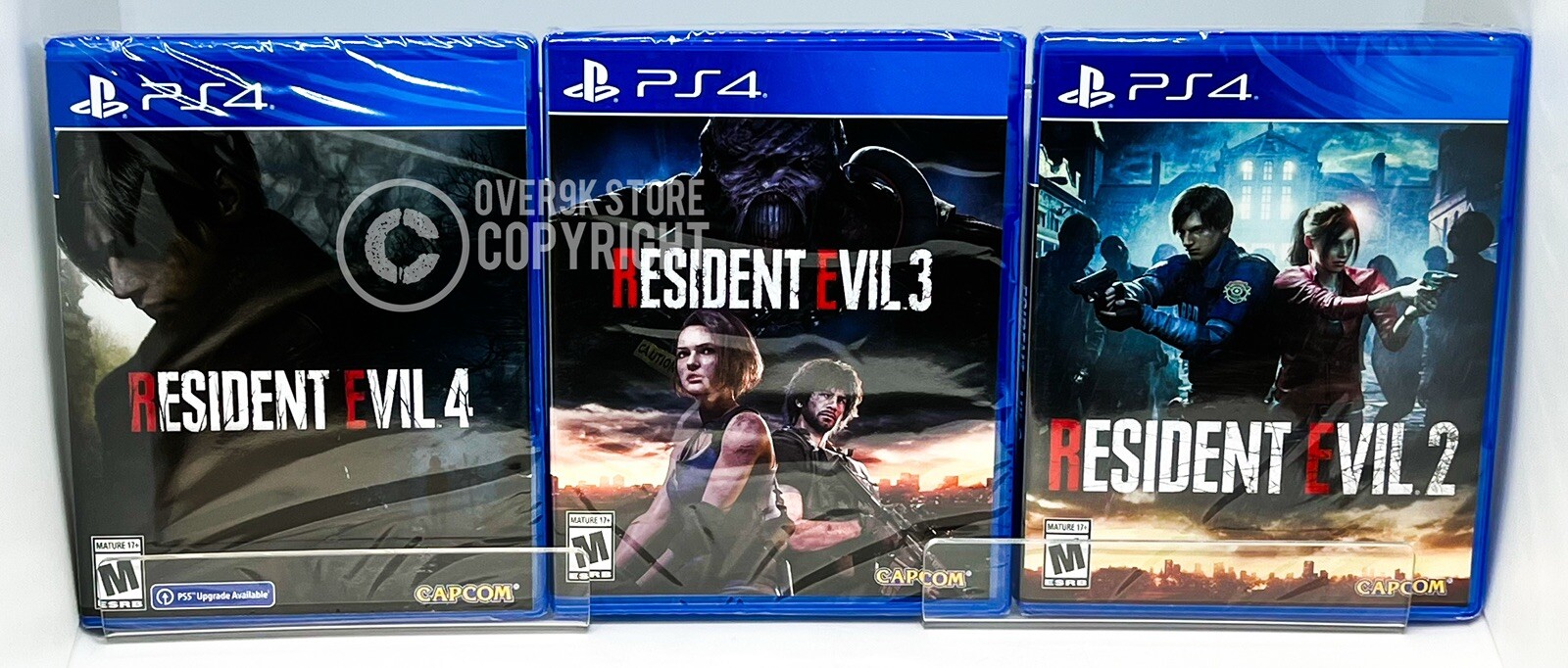 Resident Evil Bundle 2 + 3 + 4 Remake – PS4 – Brand New | Factory Sealed
