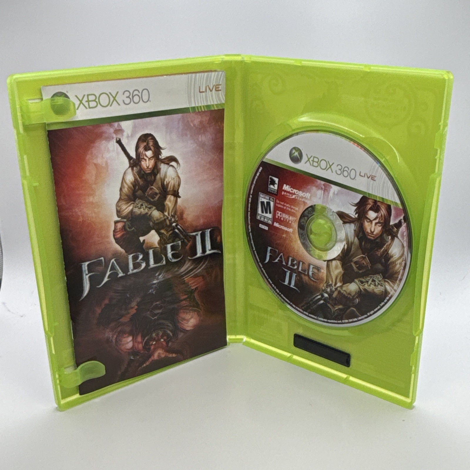 Fable II – Microsoft Xbox 360 NTSC-U/C M Mature 2008 RPG Manual Case