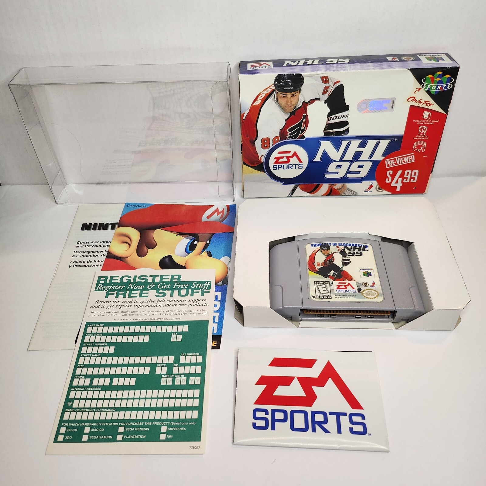 NHL 99 (Nintendo 64, N64) Game Authentic in Box – TESTED