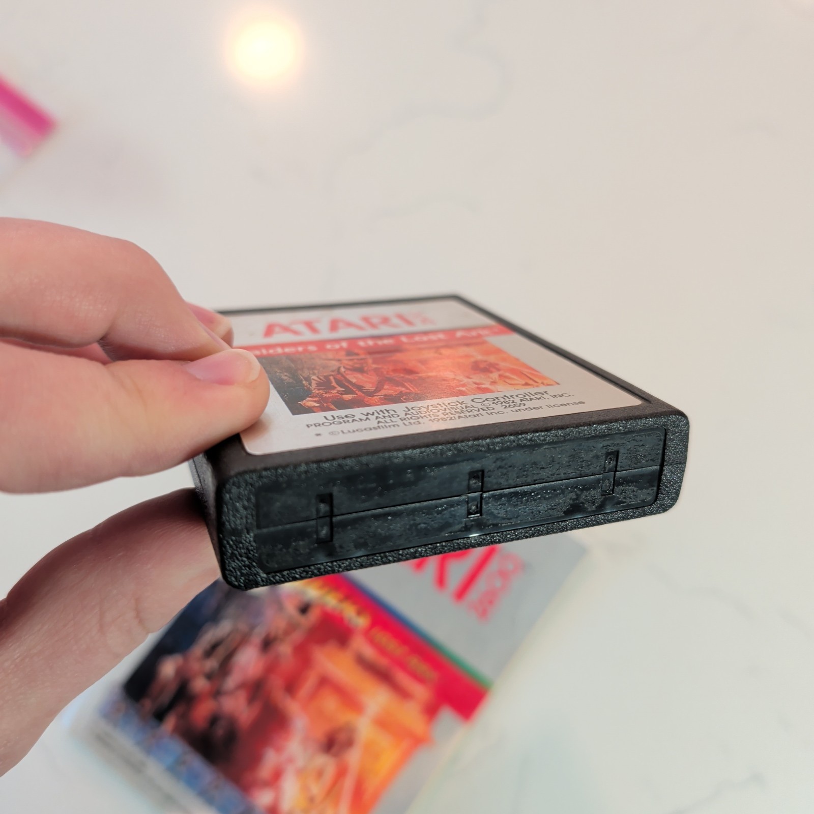 Raiders of the Lost Ark (Atari 2600, 1982) W/ Manual – Cleaned, Tested & Working