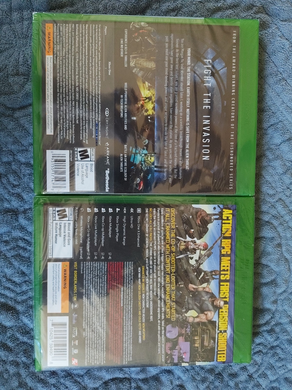 Xbox One Games Bundle (NEW) – Prey, Borderlands Game Of The Year Edition