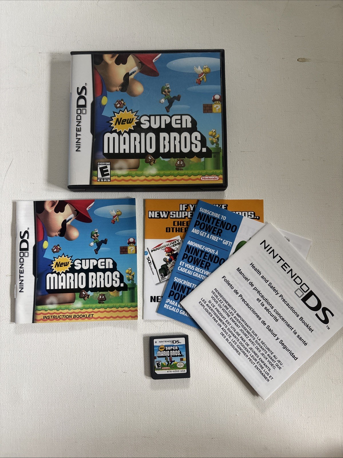 Nintendo DS Game, Case, Manual 2006 New Super Mario Bros. CIB