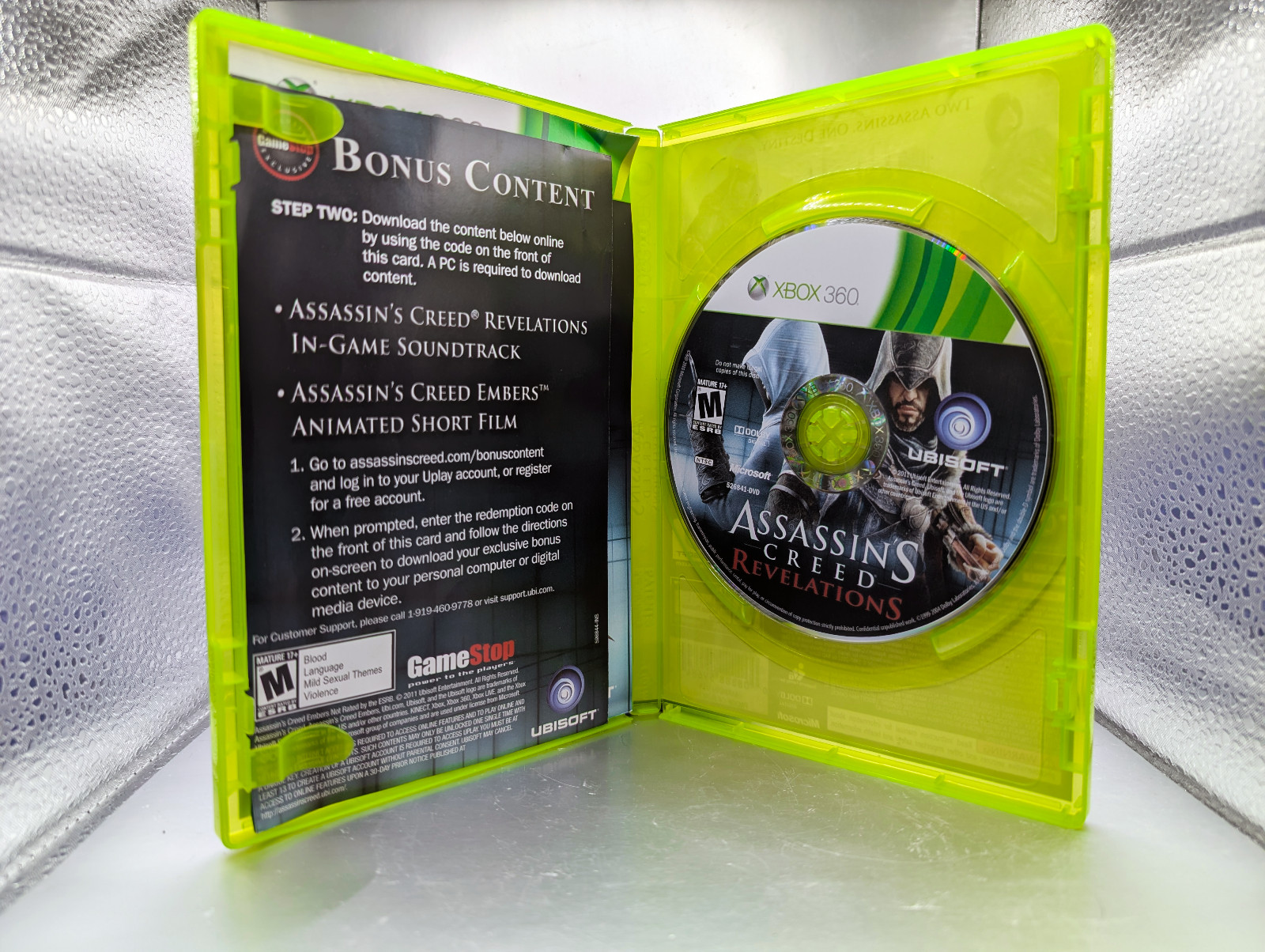 Assassin’s Creed Revelations Signature Edition Sign Xbox 360 Disc with Case